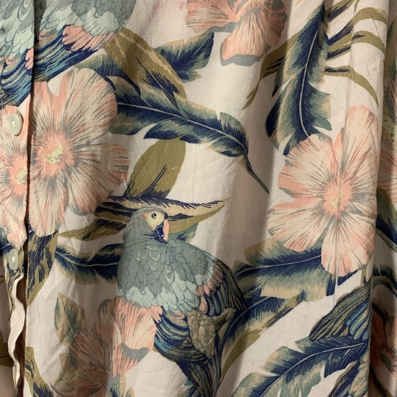 American Eagle Outfitters Button Up Crop Top Large - Picture 4 of 5